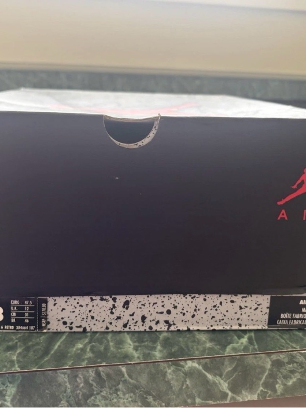 Nike Air Jordan 6 Retro White Black Green Men’s Sneakers - Picture 7 of 9